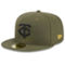 New Era Men's Green Minnesota Twins 2023 Armed Forces Day On-Field 59FIFTY Fitted Hat - Image 4 of 4