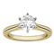 Charles & Colvard 1.00cttw Moissanite Solitaire Engagement Ring in 14k White Gold - Image 1 of 5