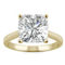 Charles & Colvard 3.30cttw Moissanite Cushion Solitaire Ring in 14k White Gold - Image 1 of 5