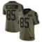 Nike Men's George Kittle Olive San Francisco 49ers 2021 Salute To Service Limited Player Jersey - Image 1 of 4