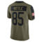 Nike Men's George Kittle Olive San Francisco 49ers 2021 Salute To Service Limited Player Jersey - Image 4 of 4