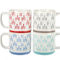 Gibson Home Morning Mist 4 Piece 18 Ounce Stoneware Mug Set in Assorted Colors - Image 1 of 5