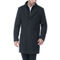 BGSD Men Leon Herringbone Wool Blend Coat with Removable Bib - Big & Tall - Image 3 of 5