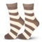 LECHERY Stripe Pattern Cotton Socks - Image 1 of 4