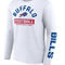 Fanatics Branded Men's White Buffalo Bills Long Sleeve T-Shirt - Image 3 of 4