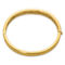 18K Gold Italian Elegance SEMI-SOLID PATTERN HINGED BANGLE - Image 2 of 5