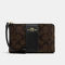 Coach Outlet Corner Zip Wristlet In Signature Canvas - Image 1 of 5