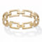 PalmBeach Stackable Paperclip Link Ring 10K Solid Yellow Gold - Image 1 of 5