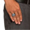 PalmBeach Men's Veteran Signet Ring in Stainless Steel - Image 3 of 5