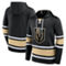 Fanatics Branded Men's Black Vegas Golden Knights Puck Deep Lace-Up Pullover Hoodie - Image 1 of 4