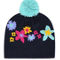 '47 Girls Youth Navy Buffalo Bills Buttercup Knit Beanie with Pom - Image 3 of 3