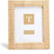 Two's Company Criss Cross Weave 8x10 Photo Frame - Image 1 of 2