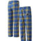 Concepts Sport Men's Blue/Gold St. Louis Blues Concord Flannel Sleep Pants - Image 1 of 4
