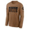 Nike Men's Brown Buffalo Bills 2023 Salute To Service Long Sleeve T-Shirt - Image 3 of 4