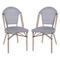 Flash Furniture 2 Pack French Bistro Stacking Chairs - Image 5 of 5