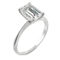 Charles & Colvard 2.52cttw Moissanite Emerald Cut Solitaire Ring in 14k White Gold - Image 2 of 5