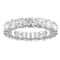 Charles & Colvard 3.91cttw Moissanite Trellis Eternity Band in 14k White Gold - Image 1 of 5