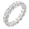 Charles & Colvard 3.91cttw Moissanite Trellis Eternity Band in 14k White Gold - Image 2 of 5