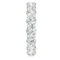 Charles & Colvard 3.91cttw Moissanite Trellis Eternity Band in 14k White Gold - Image 3 of 5