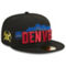 New Era Men's Black Denver Nuggets 2023/24 City Edition 59FIFTY Fitted Hat - Image 1 of 4