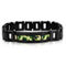 Metallo Stainless Steel US Army Proud Camo ID Bracelet - Black Plated - Image 1 of 2