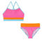 Andy & Evan Girls Pink Colorblocked Two-Piece Swimsuit - Image 1 of 4