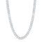 Links of Italy Sterling Silver 3.45mm Cuban Chain - Rhodium Plated - Image 1 of 3