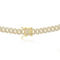 Links of Italy Sterling Silver 8mm Pave CZ Monaco Chain - Gold Plated - Image 2 of 4