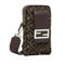 Fendi Baguette Brown Zucca Canvas Phone Holder Crossbody Bag (New) - Image 2 of 5