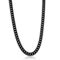 Metallo Stainless Steel 8mm Miami Cuban Chain Necklace - Matte Black IP Plated - Image 1 of 2