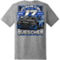 RFK Racing Men's RFK Racing Heather Charcoal Chris Buescher Car T-Shirt - Image 4 of 4