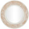 Morgan Hill Home Modern Cream Wood Wall Mirror - Image 1 of 5