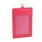 Prada Vitello Move Fuchsia Leather Logo Plaque Lanyard Cardholder Wallet (New) - Image 3 of 5