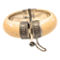 Saint Laurent Ivory Silver Bangle Bracelet (New) - Image 3 of 4