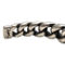 Saint Laurent Silver Gunmetal Chain Link Cuff Bracelet (New) - Image 3 of 4