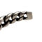 Saint Laurent Silver Gunmetal Chain Link Cuff Bracelet (New) - Image 4 of 4