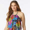 AURA MESH RUFFLE BRA SIZED CROPPED UNDERWIRE TANKINI TOP - Image 1 of 4