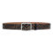 Fendi FF Zucca Monogram Buckle Belt Size 90 Brown Calf Leather Silver (New) - Image 3 of 5