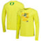 Nike Men's Yellow Oregon Ducks Duck Town Pre-Game Warm-Up Long Sleeve T-Shirt - Image 1 of 4