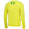 Nike Men's Yellow Oregon Ducks Duck Town Pre-Game Warm-Up Long Sleeve T-Shirt - Image 4 of 4