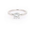 Charles & Colvard 1.00cttw Moissanite Solitaire Ring in Sterling Silver - Image 1 of 5