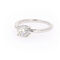 Charles & Colvard 1.00cttw Moissanite Solitaire Ring in Sterling Silver - Image 2 of 5