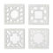 Two's Company S/4 Geometric Design Mirrors - Image 1 of 2