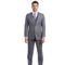 Azzuro Hybrid Fit 3pc Solid Suit Set - Image 1 of 5