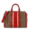 Gucci Monogram Vintage Web Medium Boston Red (Pre-Owned) - Image 1 of 5