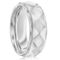 Metallo High Polished Diamond Design Faceted Tungsten Ring - Image 2 of 3