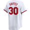 Nike Men's Ken Griffey White Cincinnati Reds Throwback Cooperstown Limited Jersey - Image 4 of 4