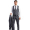 Tazzio Ultra-Slim 3PC Plaid Suit Set - Image 4 of 5