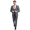 Tazzio Ultra-Slim 3PC Plaid Suit Set - Image 5 of 5