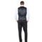 Tazzio Hybrid Fit 3pc Tuxedo Suit Set w/ Satin Shawl Collar - Image 4 of 5